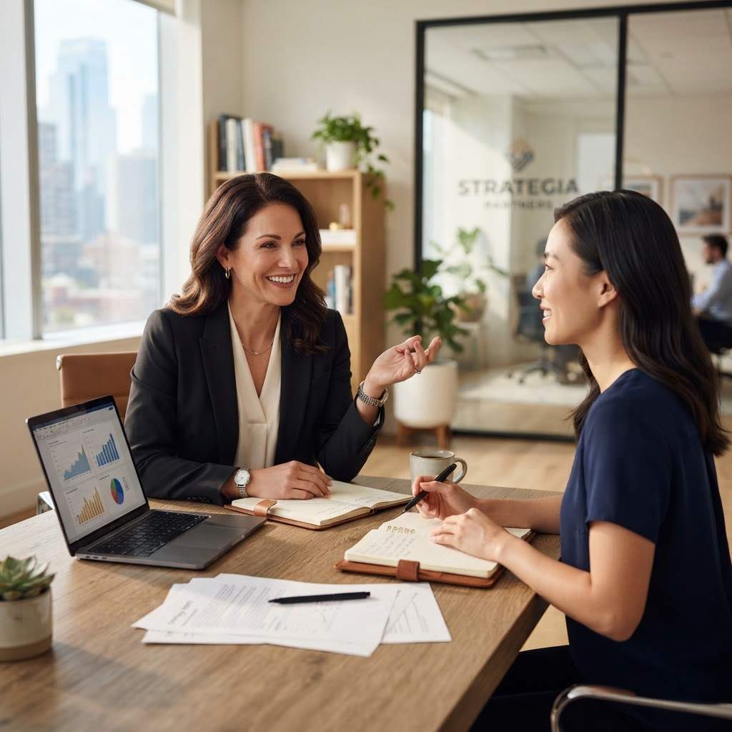 Growth Apache Consultant welcoming client